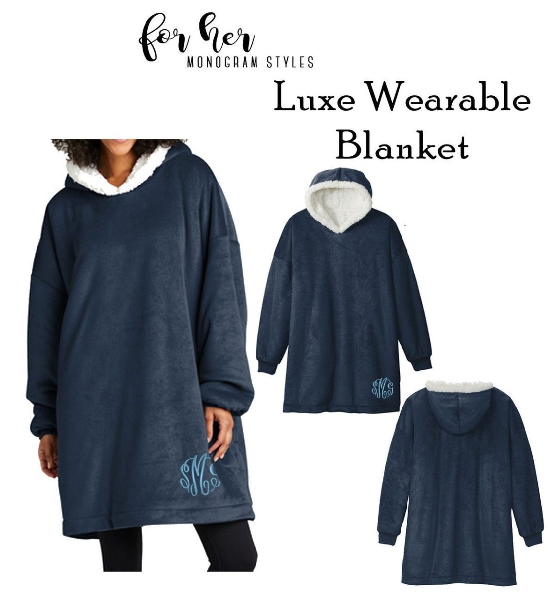 Blanket Monogrammed Cozy Hoodie