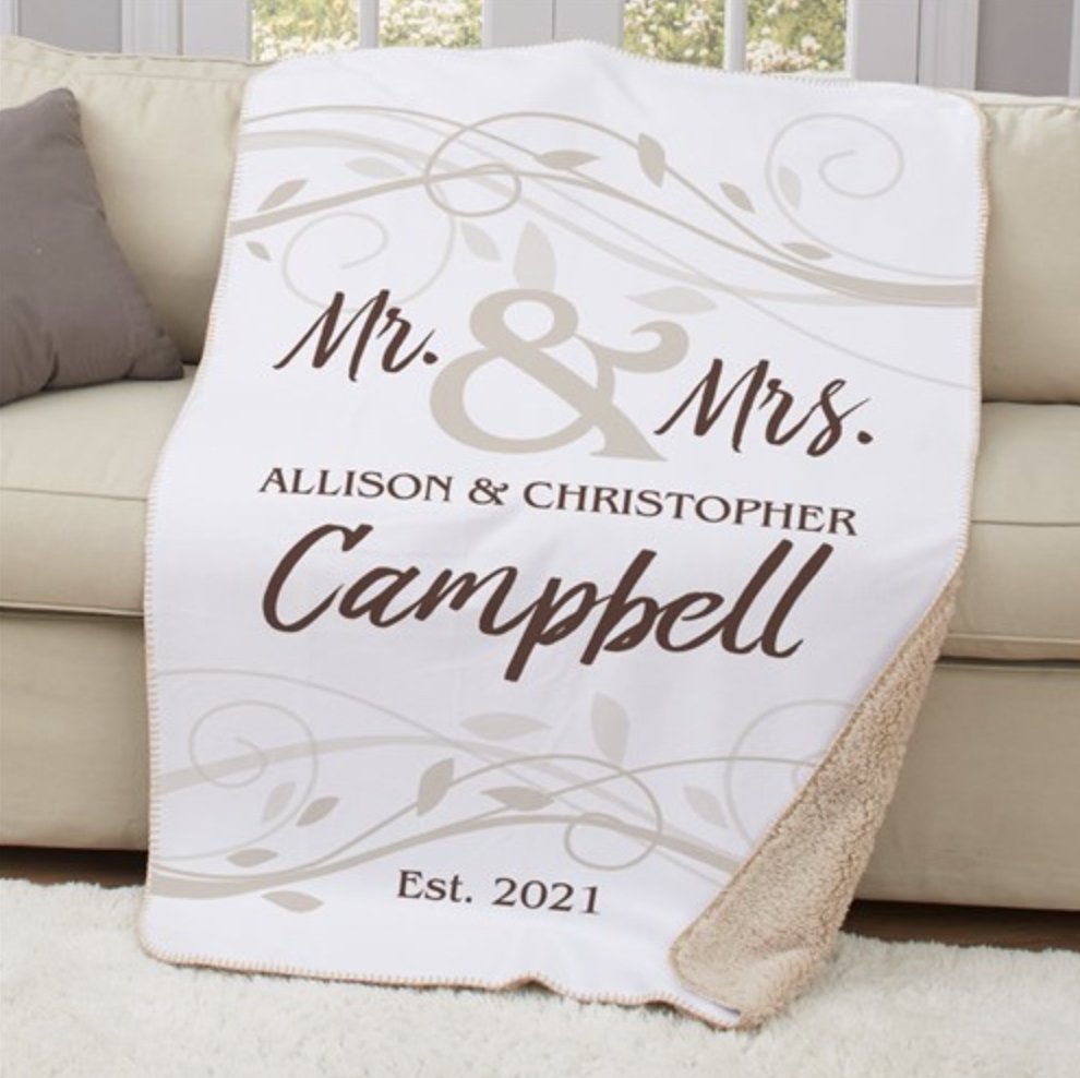 Blanket Mr. & Mrs. Throw Blanket