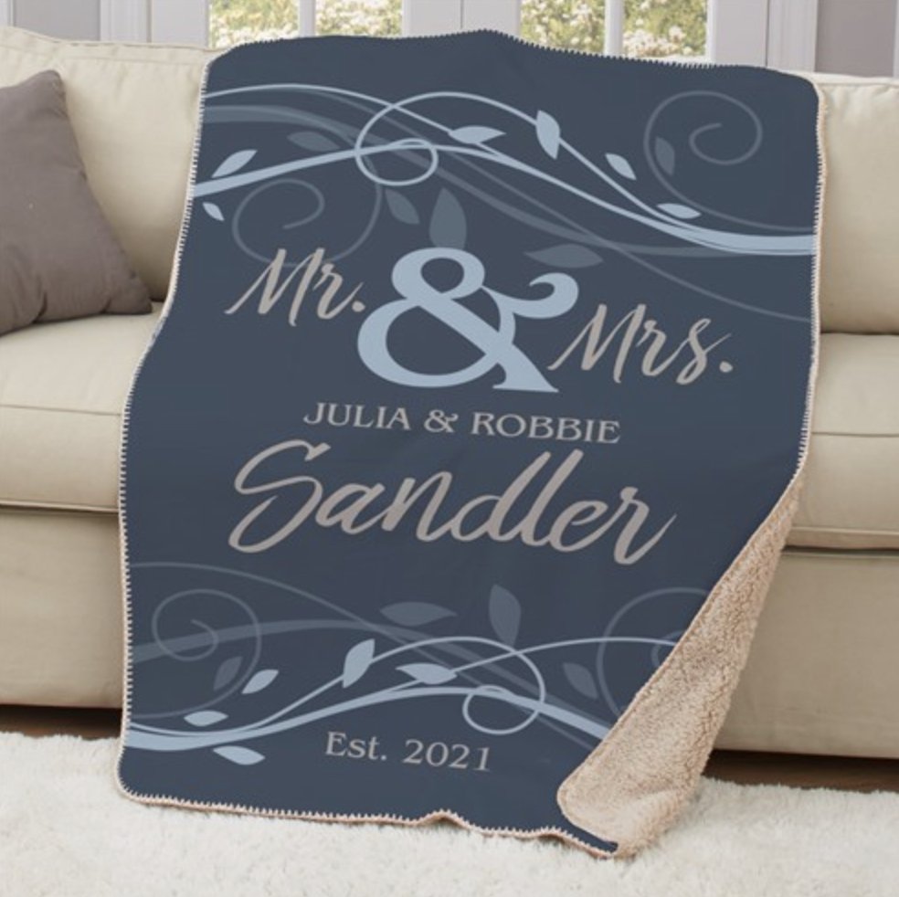 Blanket Mr. & Mrs. Throw Blanket