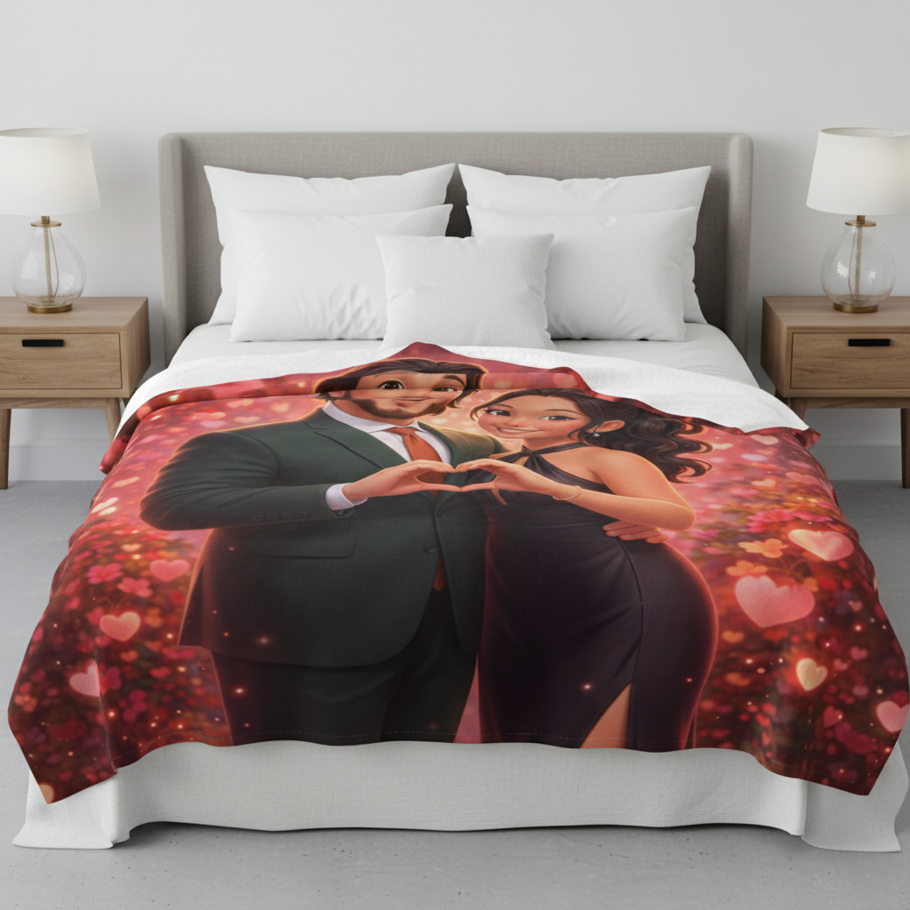 Cuddled Up In Love Blanket