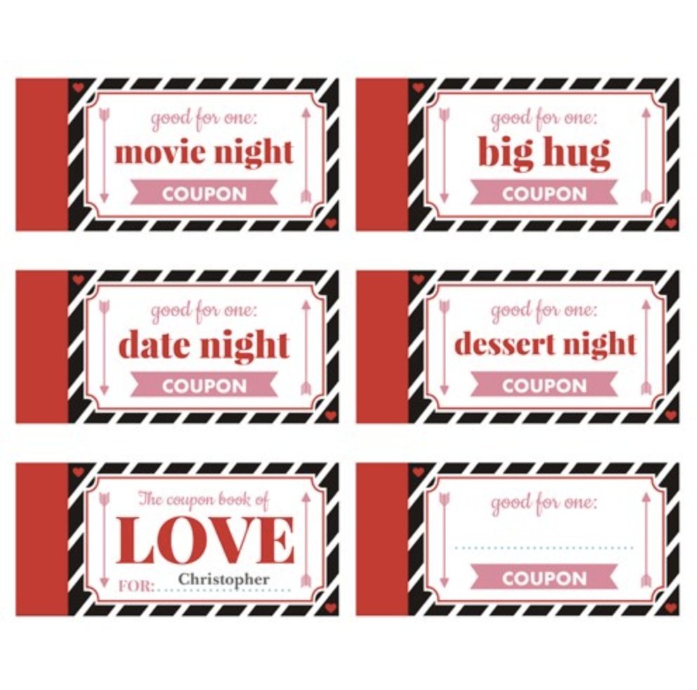 Small Fry & Co. : Valentines Coupon Books For Kids From Mom