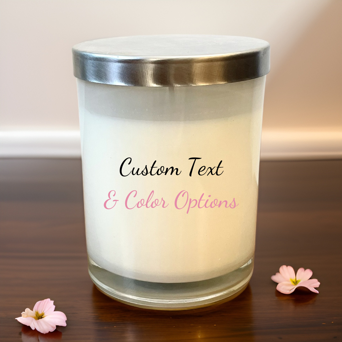 Sentimental Custom Mother&#39;s Day Candle