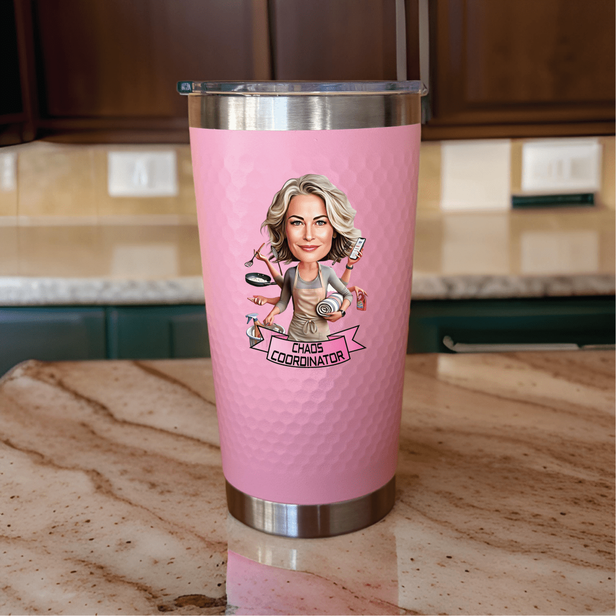 Personalized Multitasking Mom Life Tumbler for her, Customized Gifts for Women by Groovy Girl Gifts