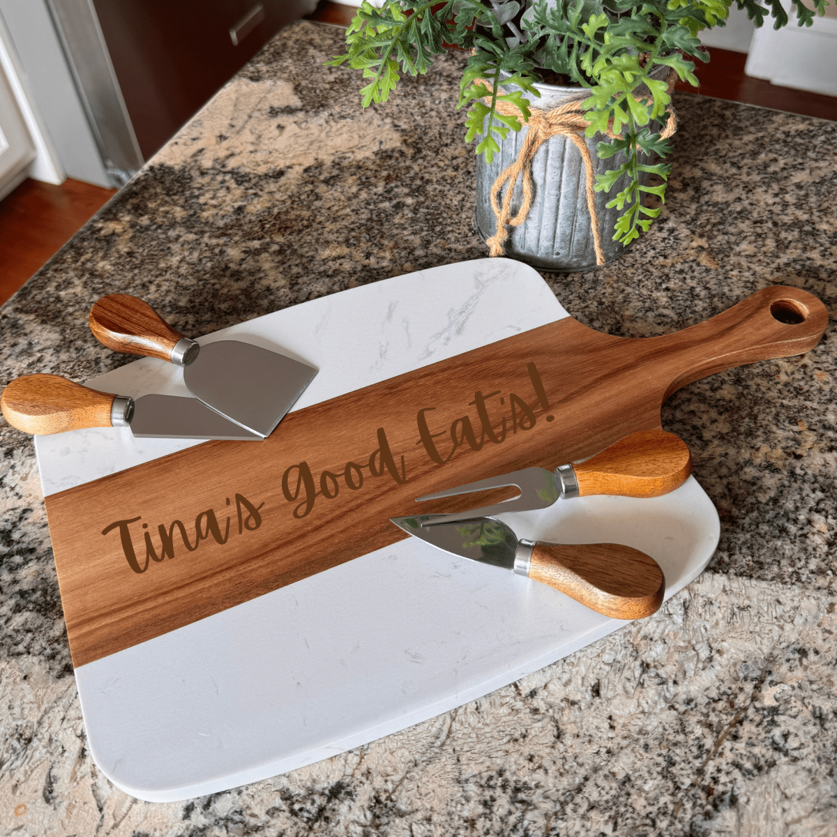 Personalized Gather &amp; Graze Personalized Charcuterie Board for her, Customized Gifts for Women by Groovy Girl Gifts