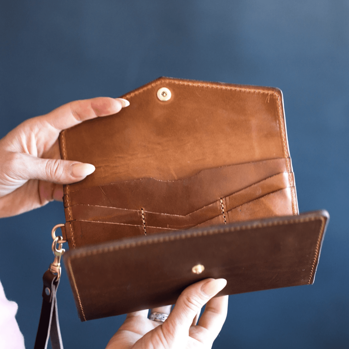 personalized clutch wallet