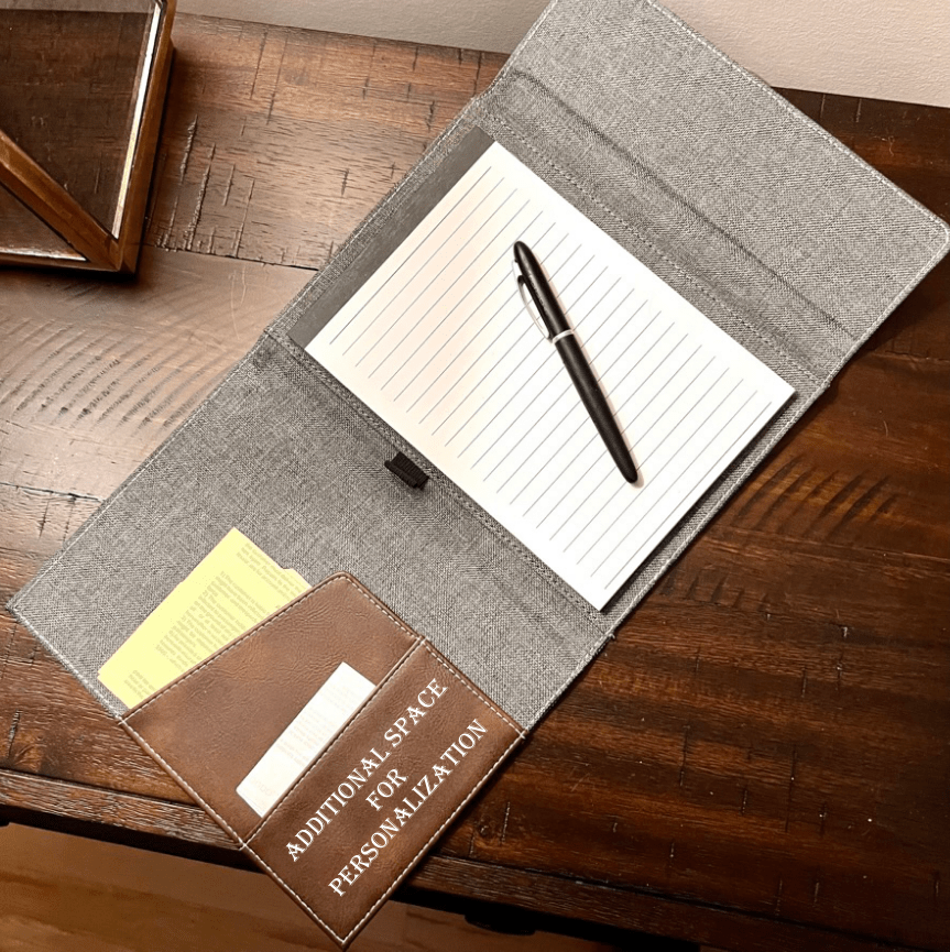 Personalized Company Logo Portfolio for her, Customized Gifts for Women by Groovy Girl Gifts