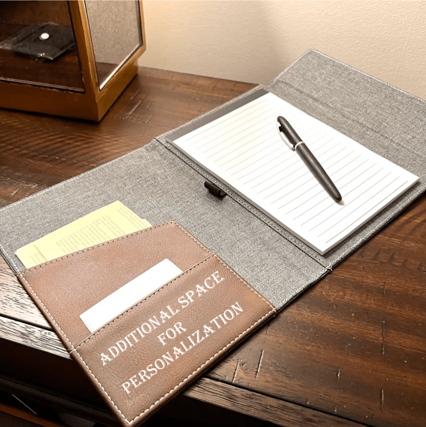 Personalized Company Logo Portfolio for her, Customized Gifts for Women by Groovy Girl Gifts