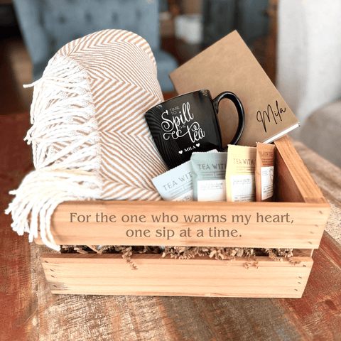 Cozy Blanket Gift Basket