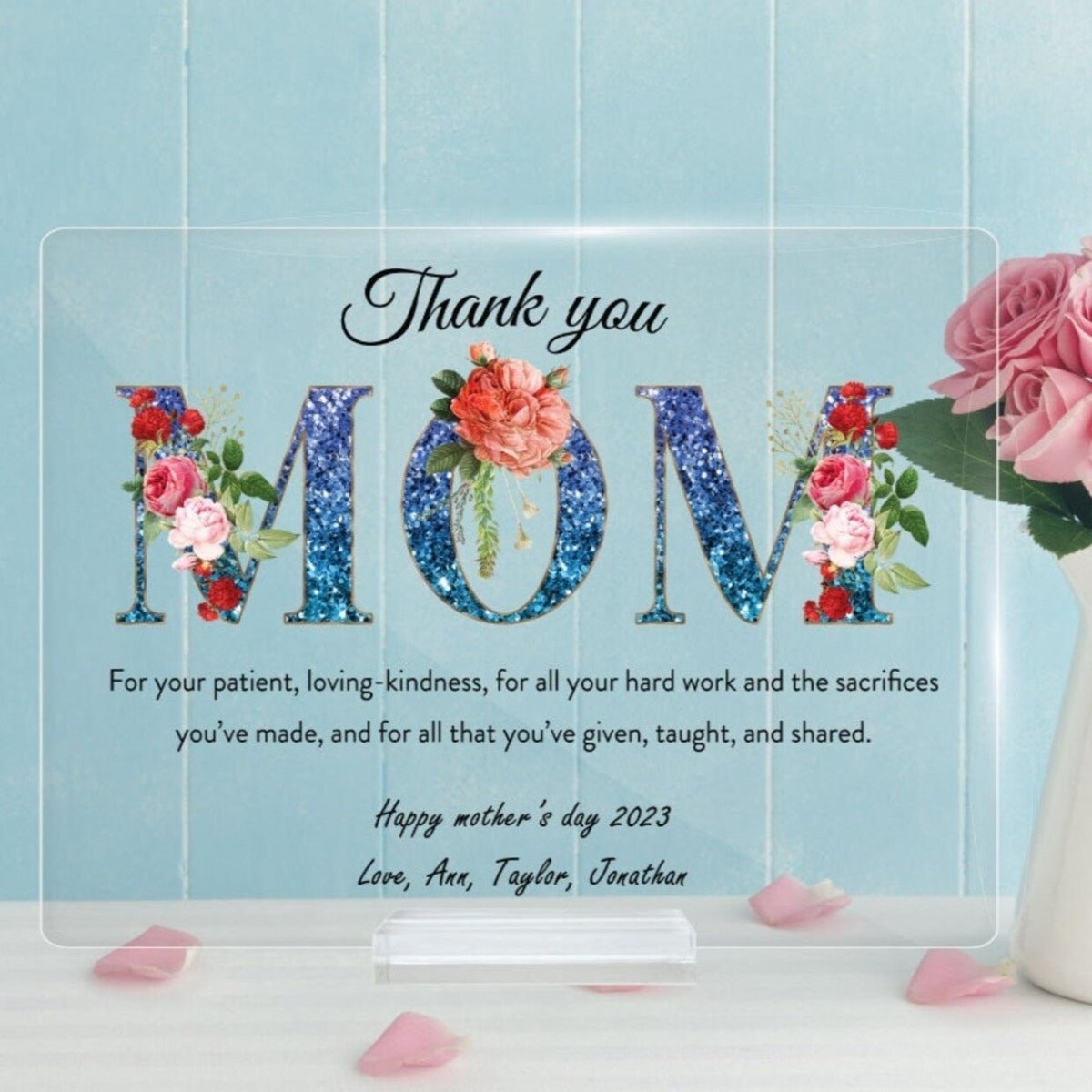 Custom Best Mom Plaque