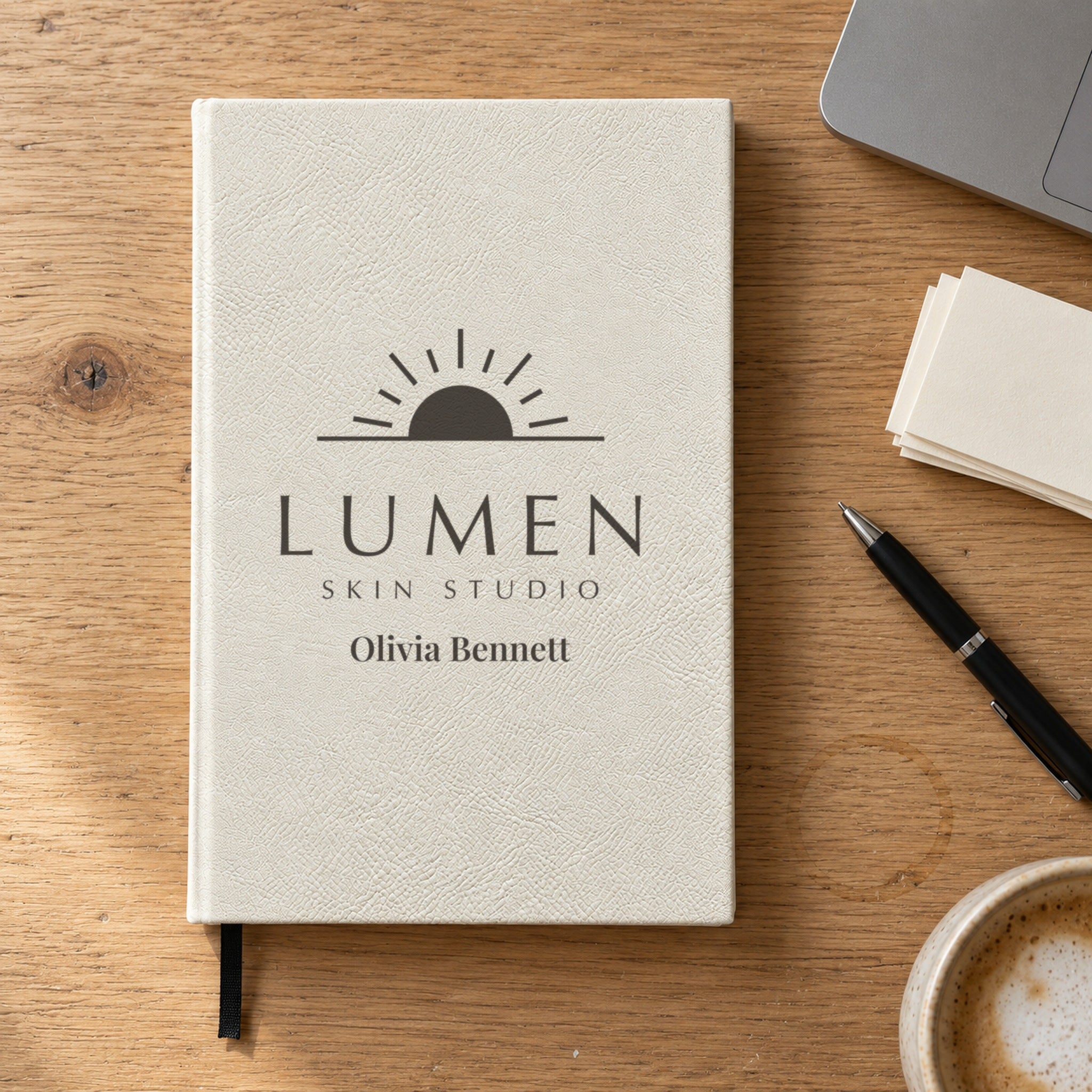 Custom Logo Journal | Engraved Notebook with Your Business Logo ...