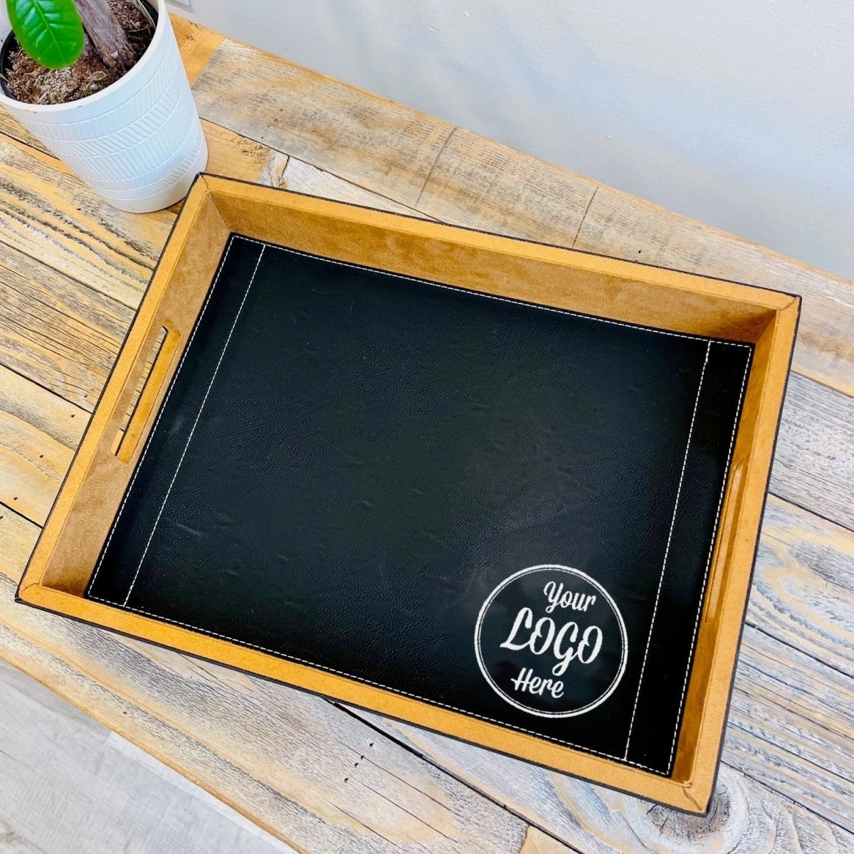 Personalized Custom Logo Serving Tray for her, Customized Gifts for Women by Groovy Girl Gifts