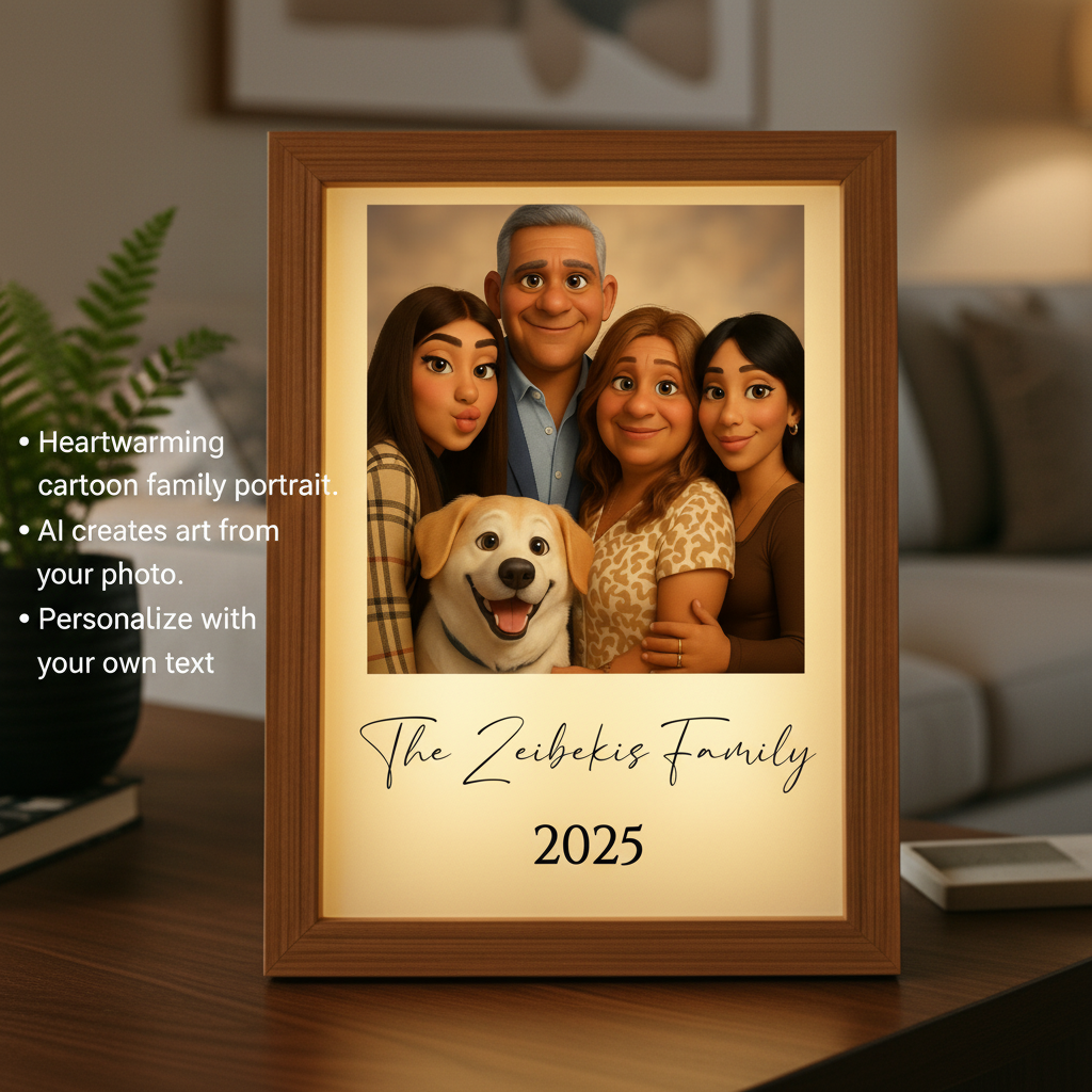 Animated Family Photo Light Box