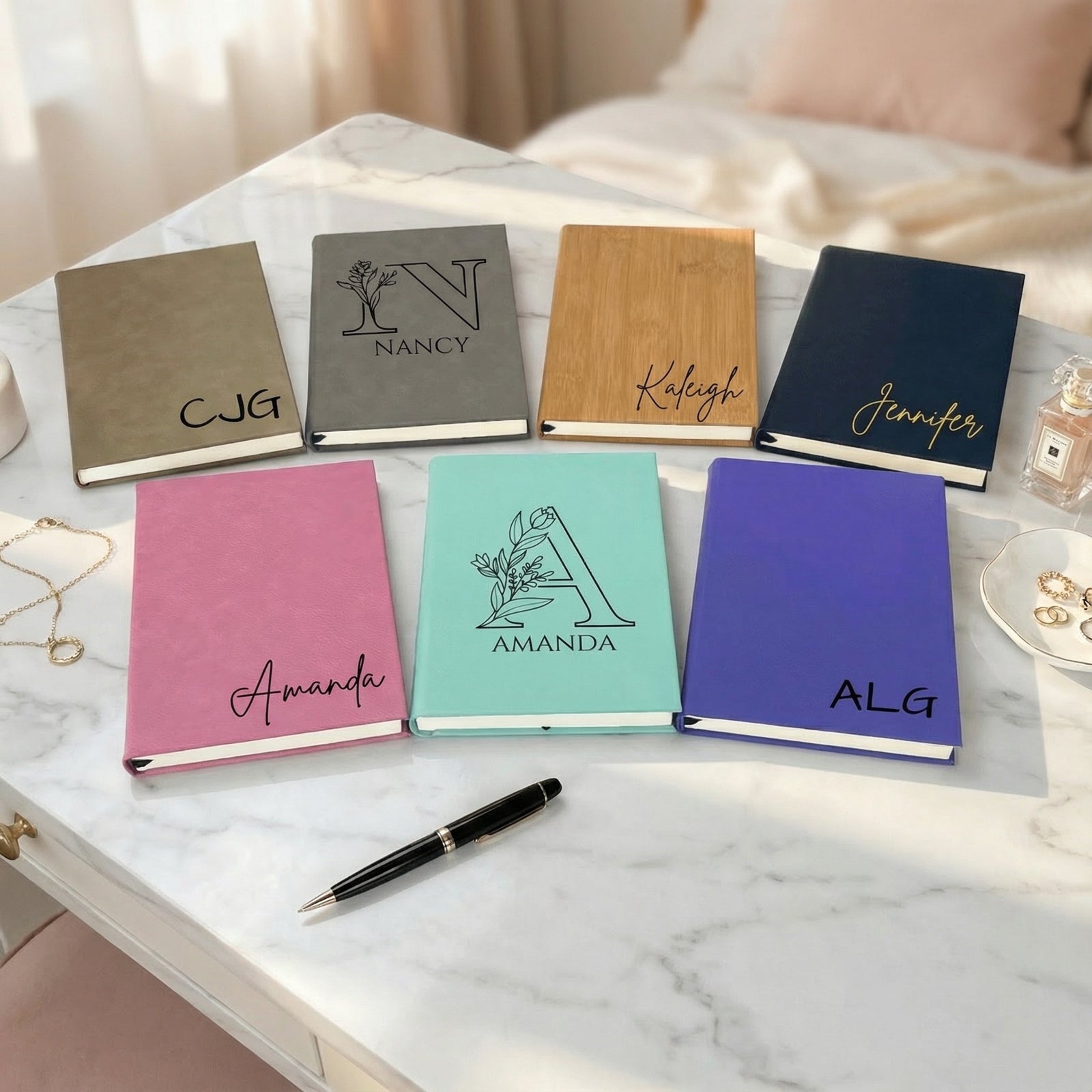 Bubbly Blossoms Personalized Journal