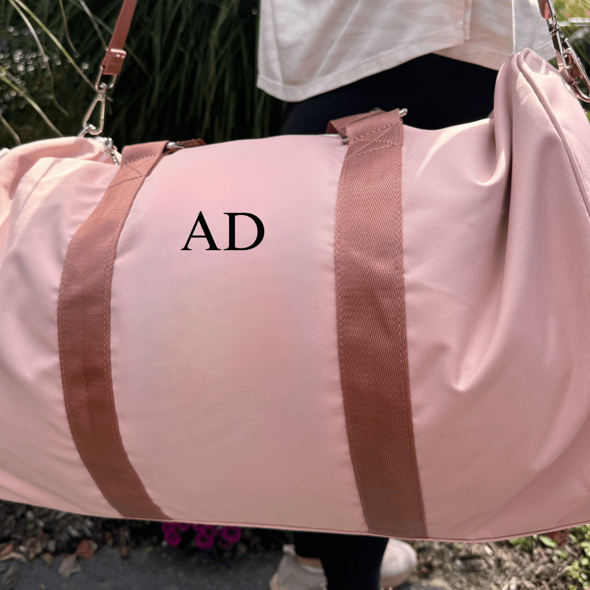 Personalized First In Line Personalized Duffle Bag for her, Customized Gifts for Women by Groovy Girl Gifts