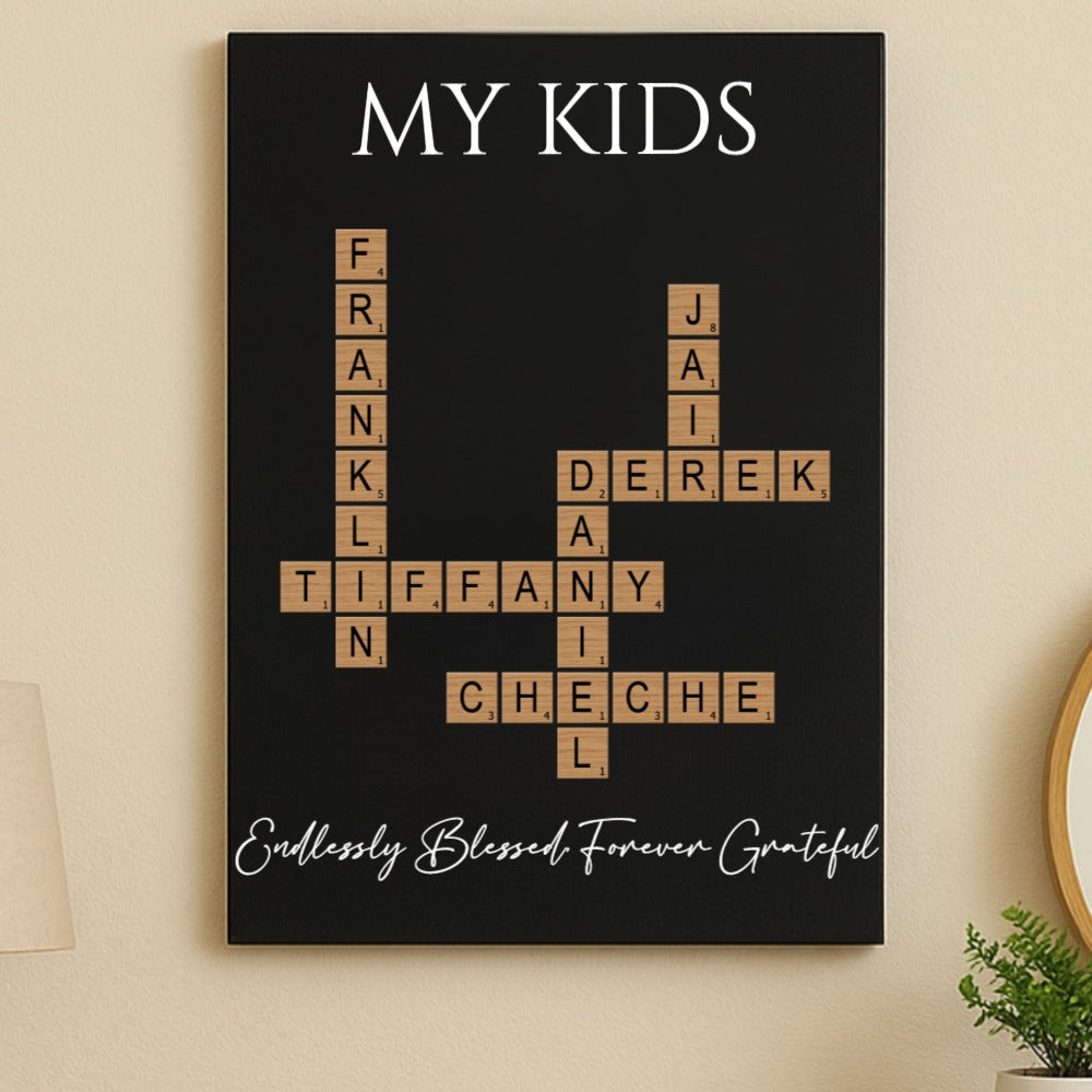 Our Family Crossword Sign