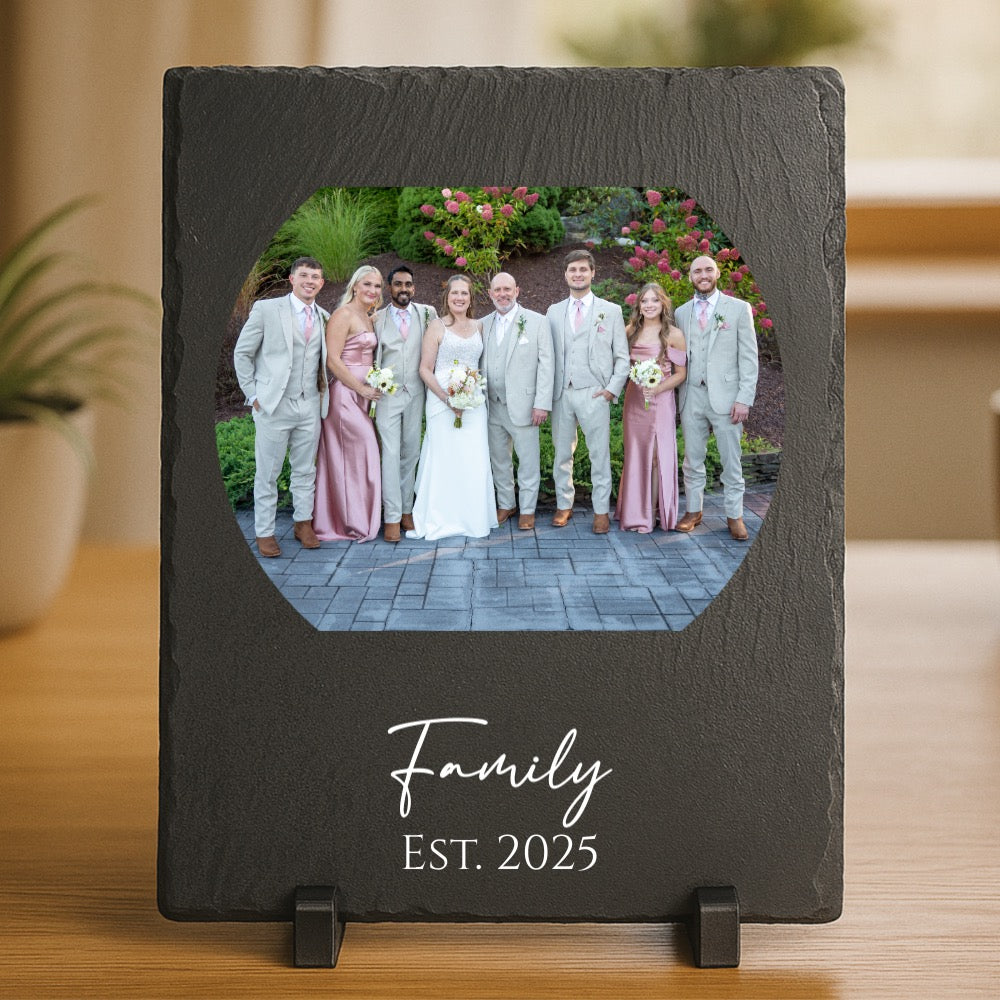 Cherished Memories Photo Slate Frame