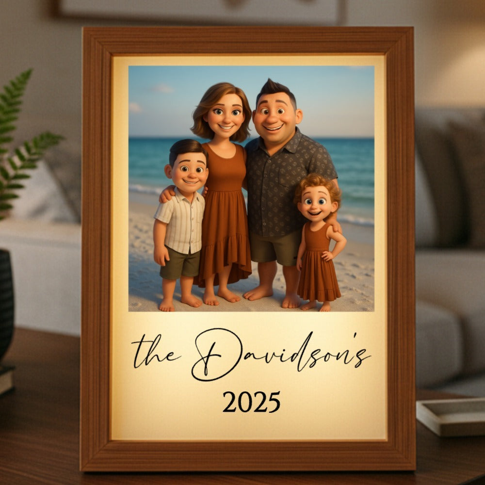 Animated Family Photo Light Box
