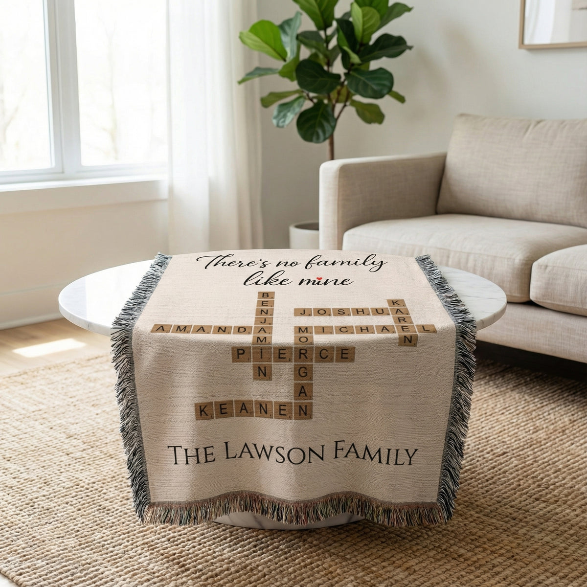 Forever Connected Personalized Blanket