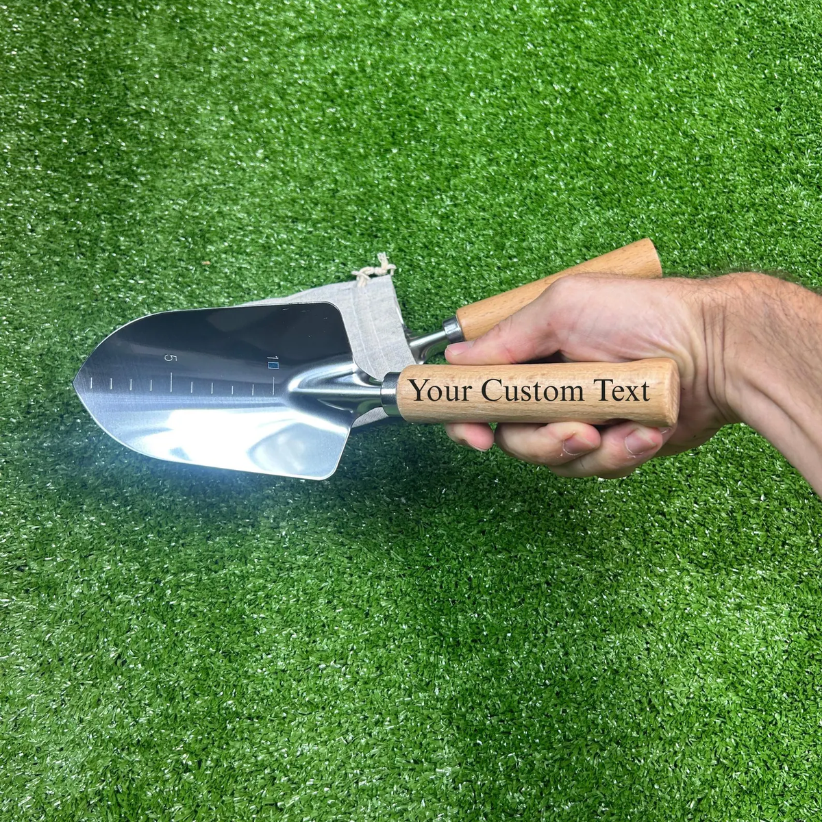 personalized garden trowel Personalized Engraved Garden Shovel | Custom Name Laser Etched Wood Handle Gift