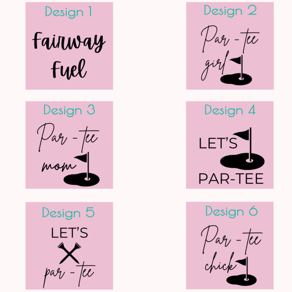 Personalized Golfer's Perfect Sip Companion for her, Customized Gifts for Women by Groovy Girl Gifts