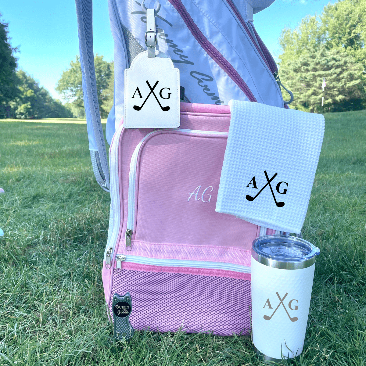 Personalized Perfect Swing: Custom Golf Gift Set for her, Customized Gifts for Women by Groovy Girl Gifts