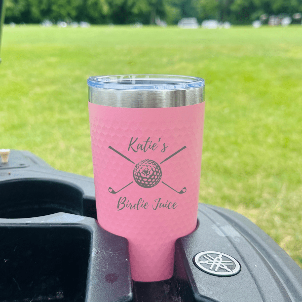 Personalized Textured Golf Tumbler for her, Customized Gifts for Women by Groovy Girl Gifts