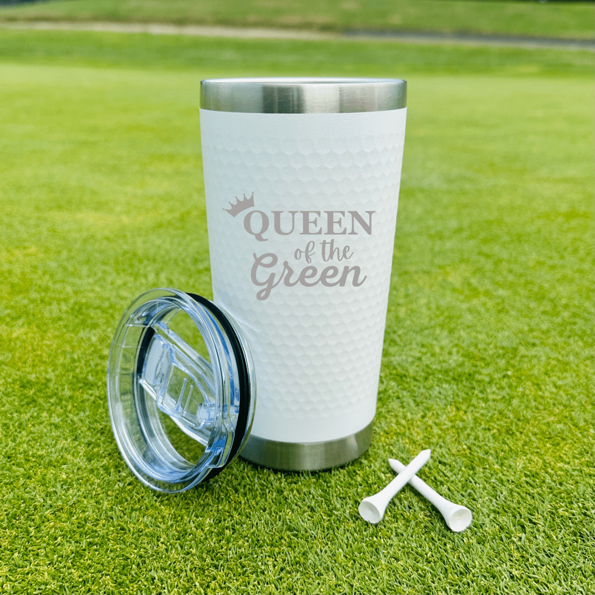 Personalized Textured Golf Tumbler for her, Customized Gifts for Women by Groovy Girl Gifts