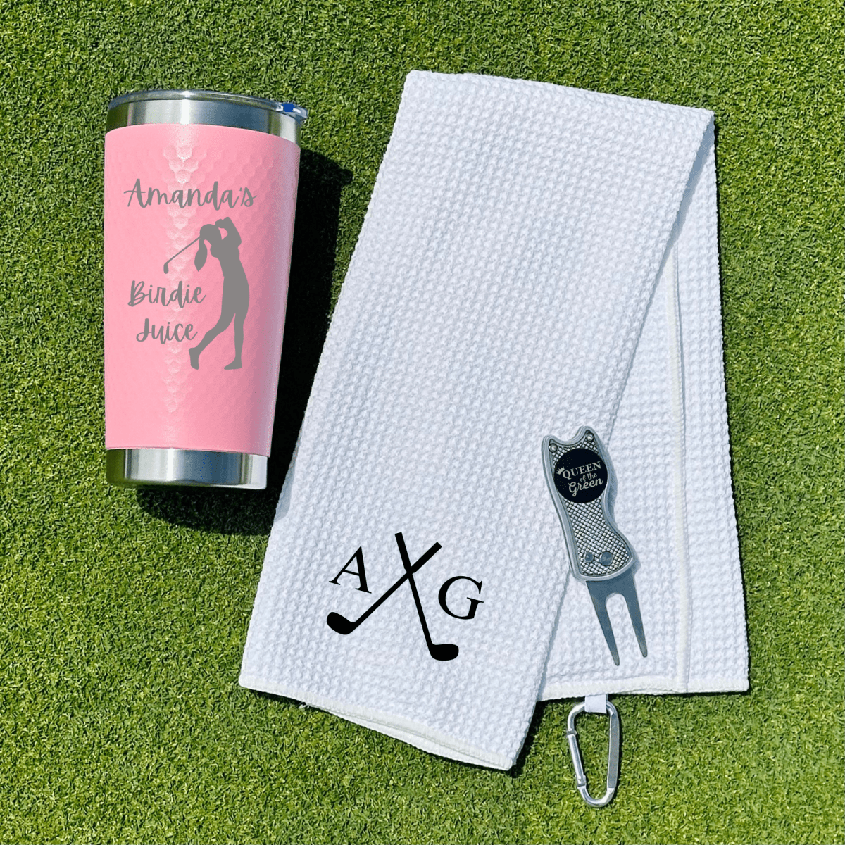 Personalized Birdie Juice Golf Set for her, Customized Gifts for Women by Groovy Girl Gifts