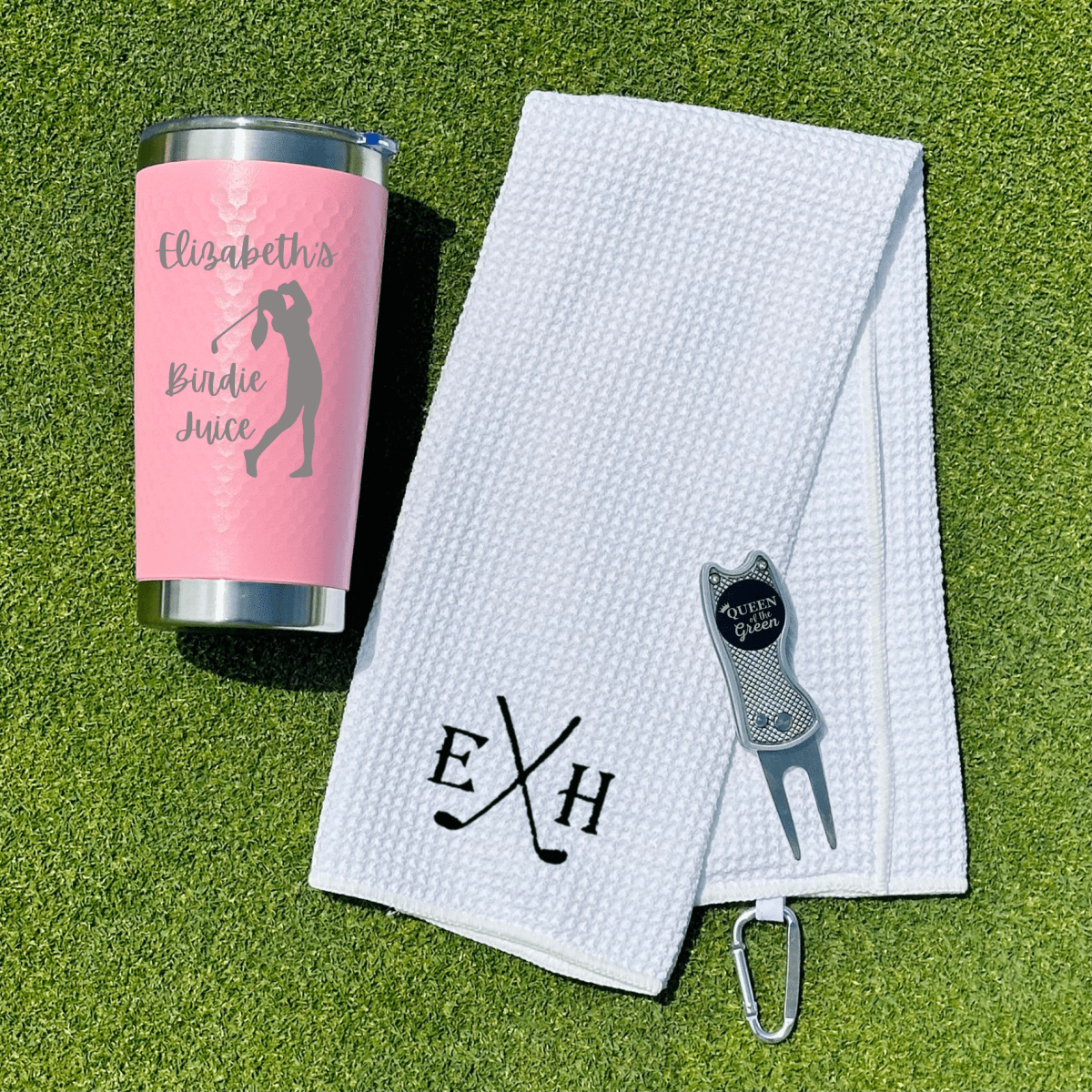 Personalized Birdie Juice Golf Set for her, Customized Gifts for Women by Groovy Girl Gifts
