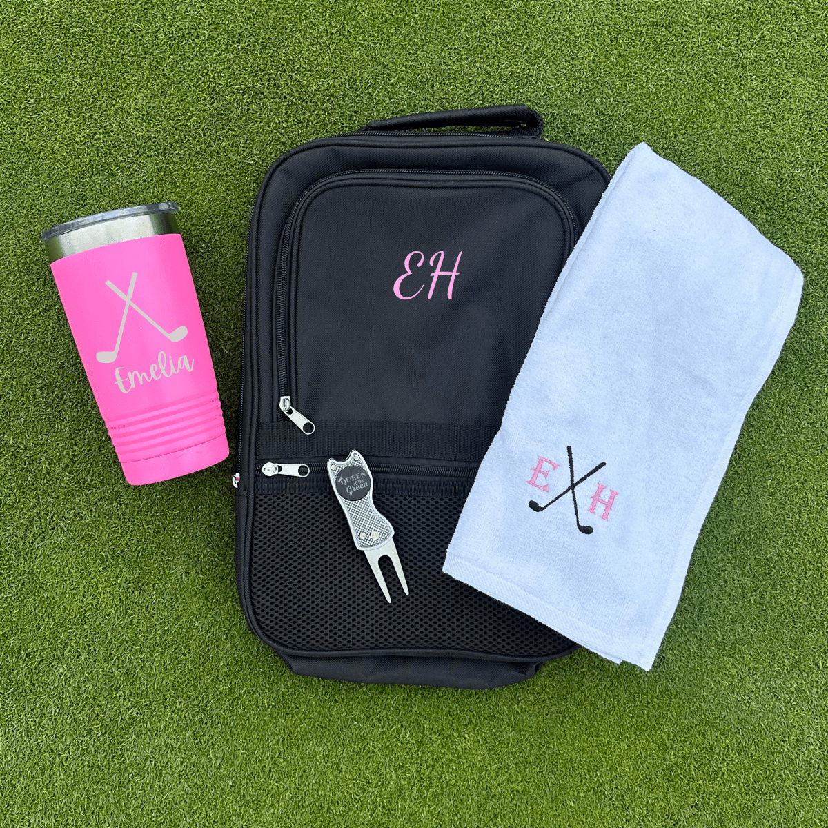 Personalized Tee Time Treasures Set for her, Customized Gifts for Women by Groovy Girl Gifts