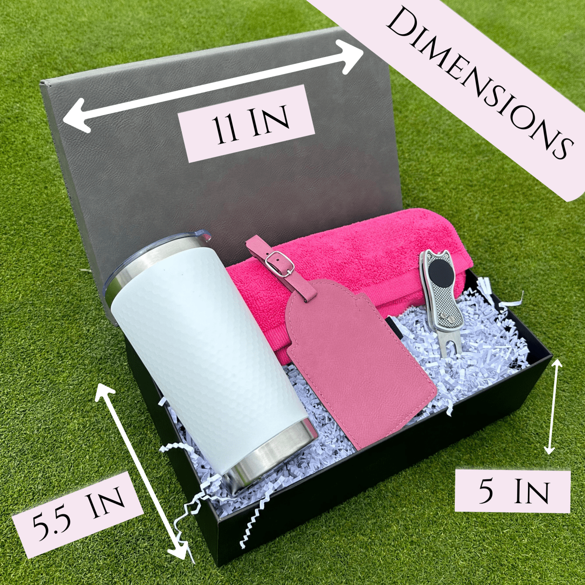 Personalized Golf Goddess Gift Box for her, Customized Gifts for Women by Groovy Girl Gifts