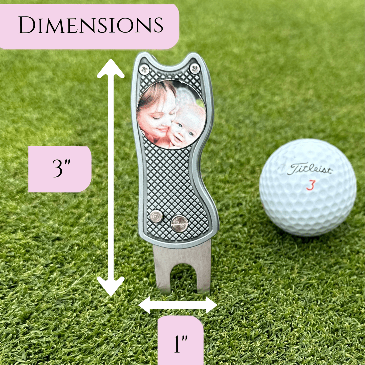 Personalized Divot Tool With Custom UV Ball Marker for her, Customized Gifts for Women by Groovy Girl Gifts