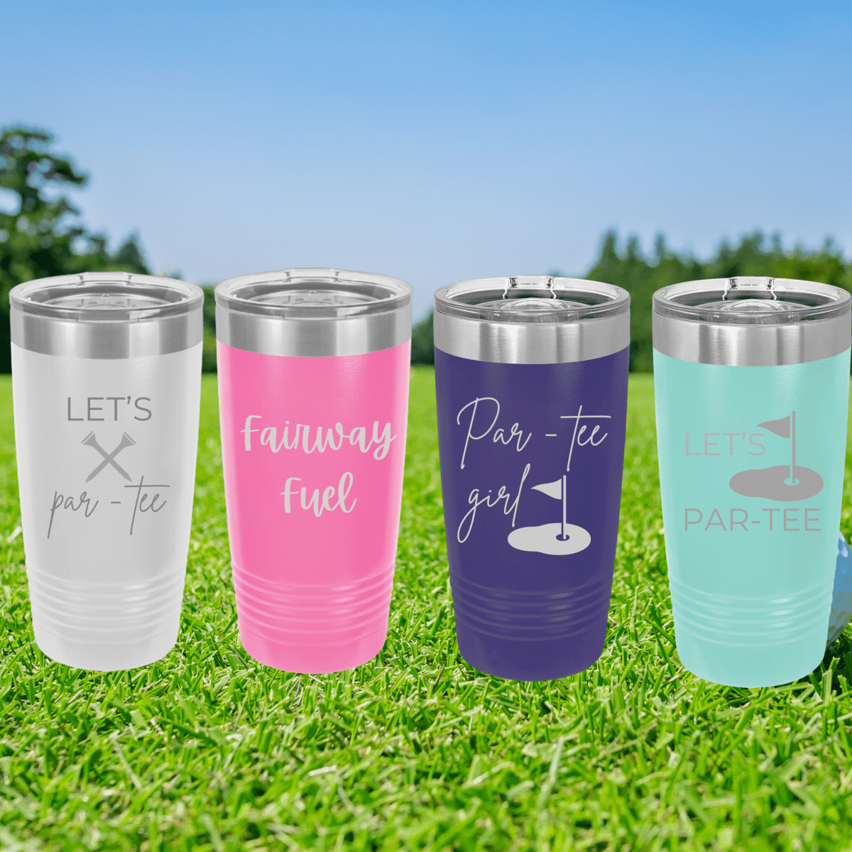 Personalized Swing & Sip Golf Gift Set for her, Customized Gifts for Women by Groovy Girl Gifts