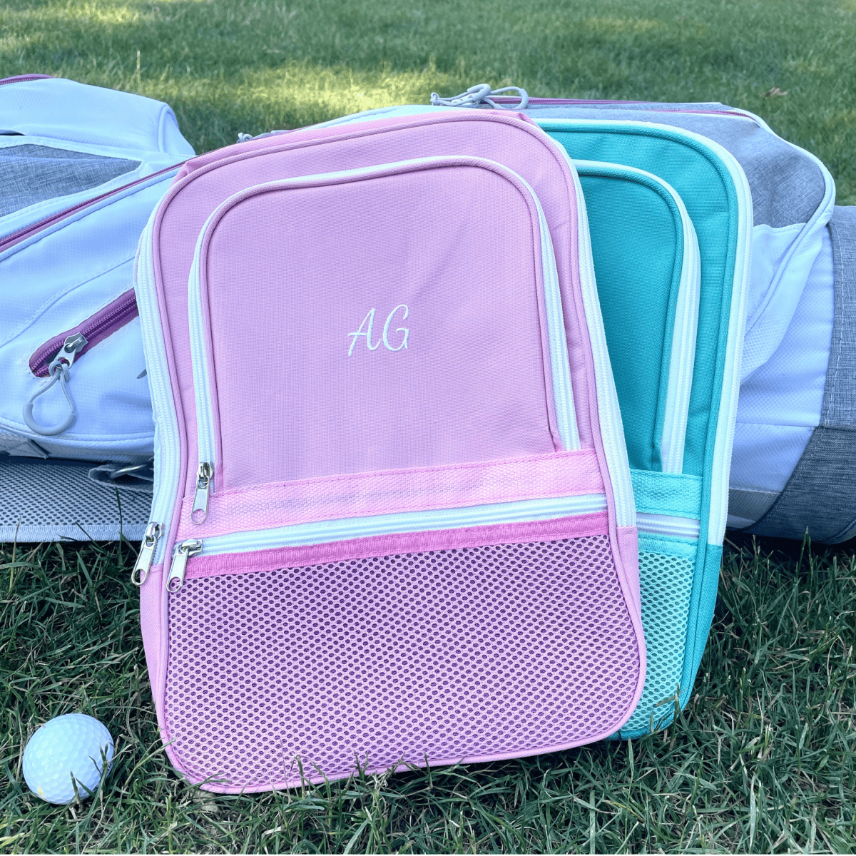 Personalized Stylish Personalized Golf Shoe Bag for her, Customized Gifts for Women by Groovy Girl Gifts