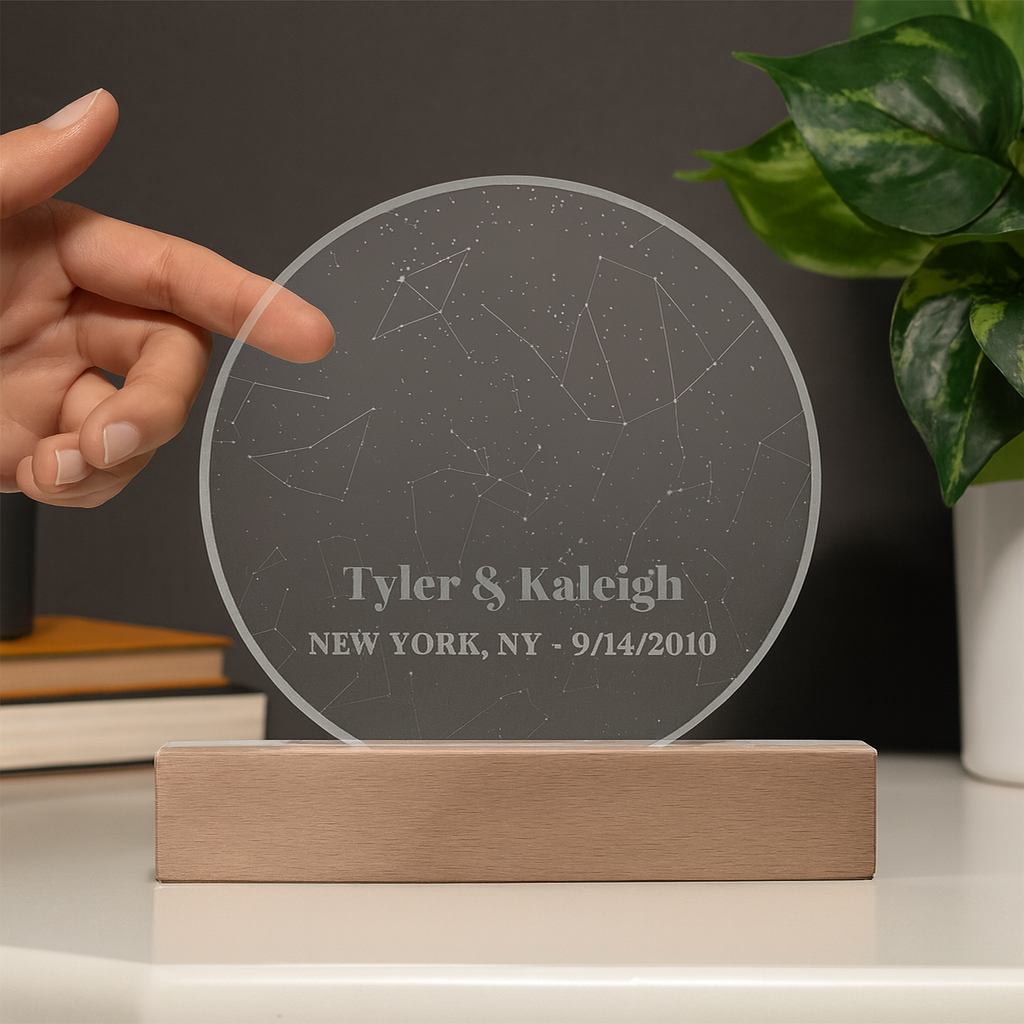 Personalized Acrylic Night Sky Plaque