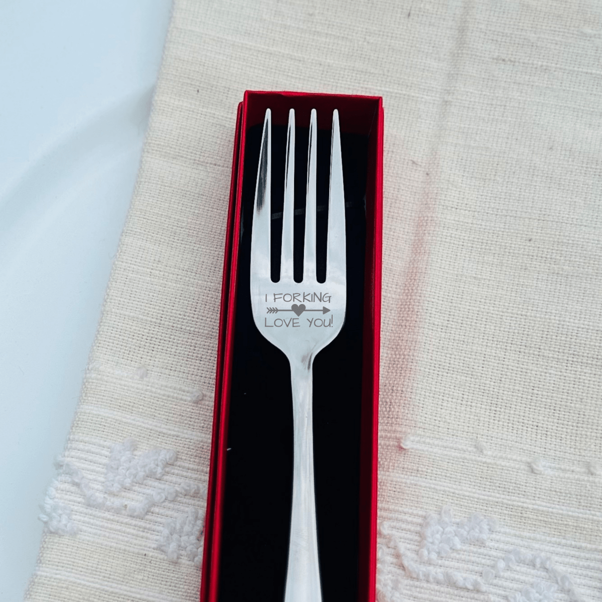 Personalized Forking Love You for her, Customized Gifts for Women by Groovy Girl Gifts