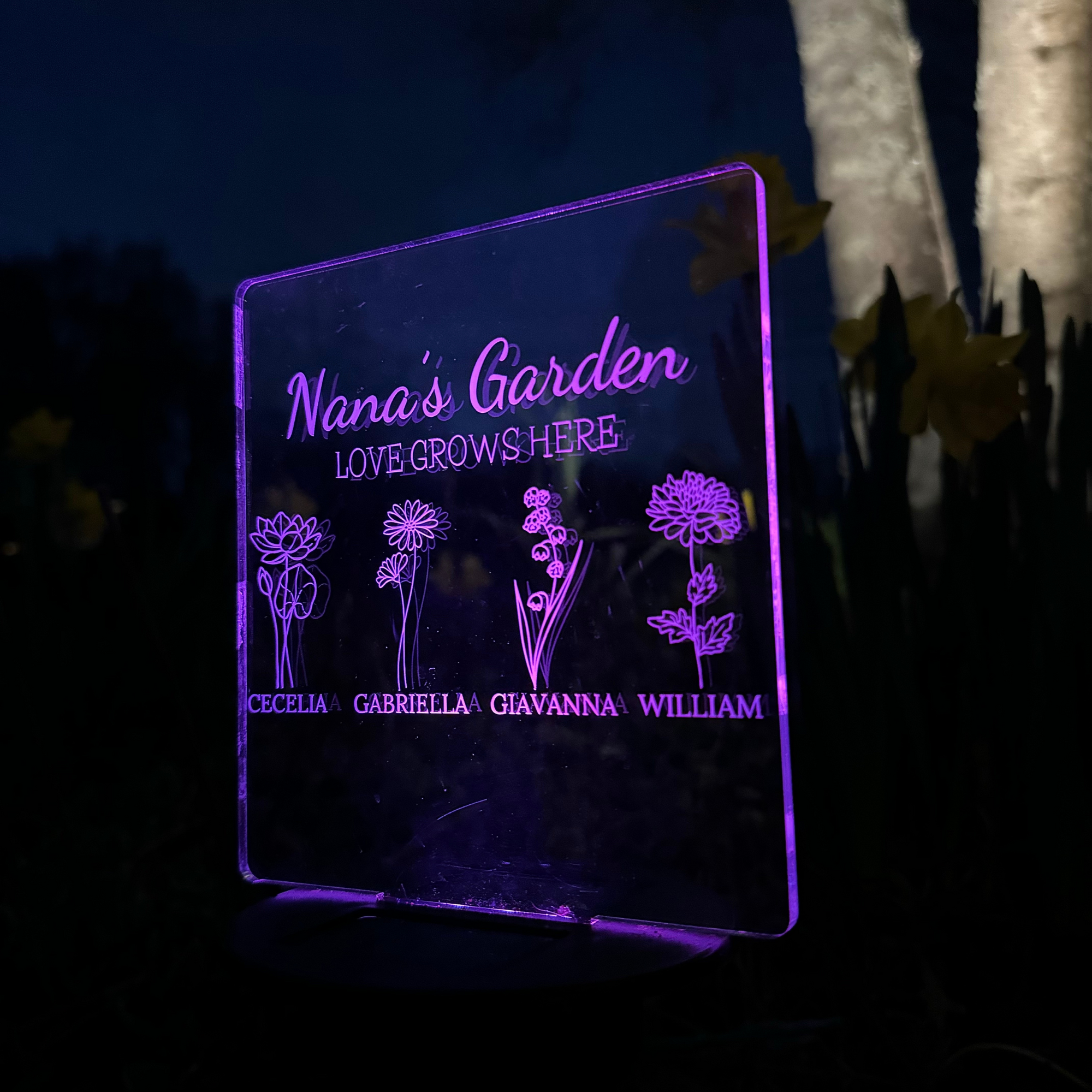 Mama's Radiant Garden Sign