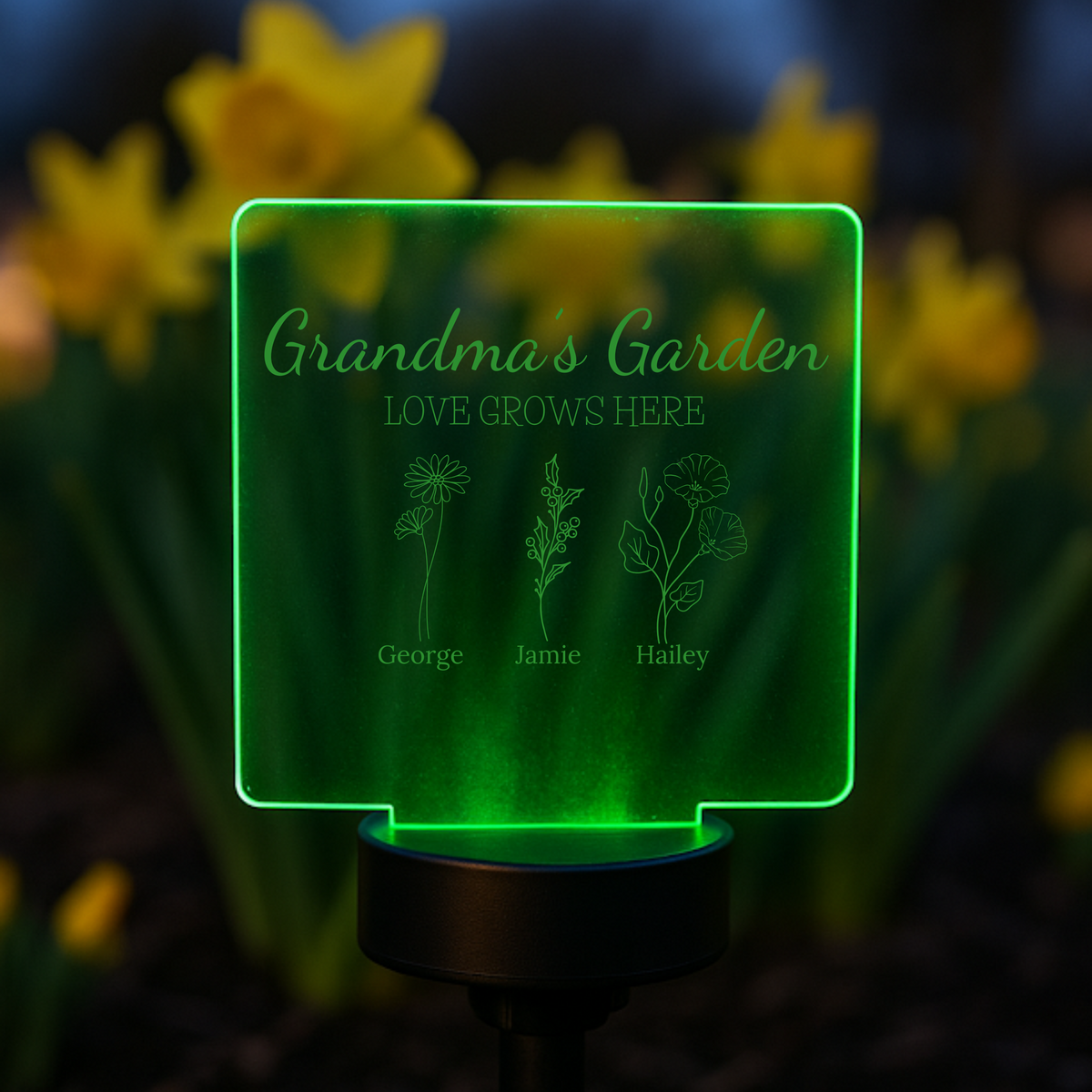 Radiant Love Garden Sign