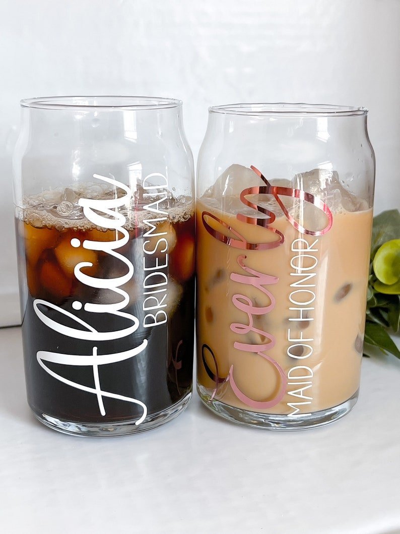 Glass Cute Coffee Can