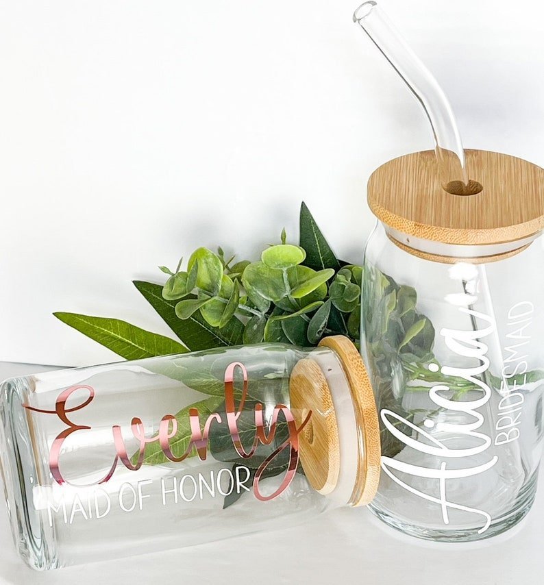 Glass Cute Coffee Can