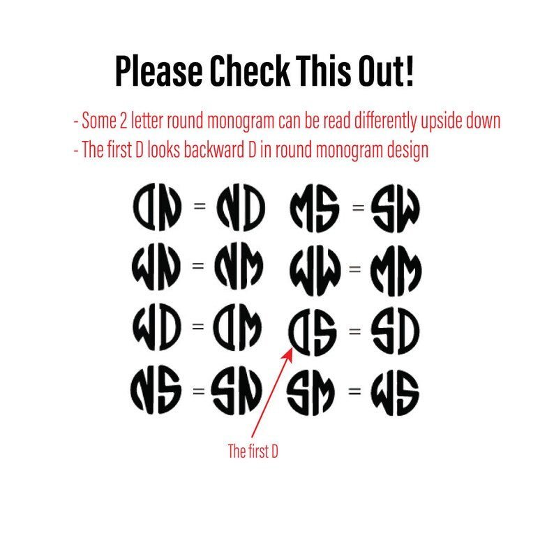 Golf Monogram Ball Stamp