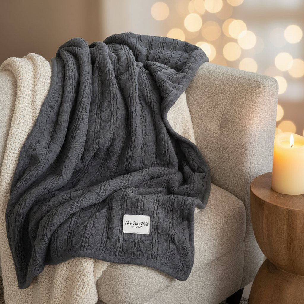 Cozy Embrace Personalized Blanket
