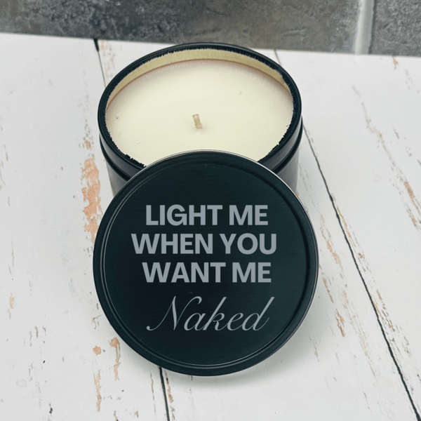 Personalized Sensual Evening Candle for her, Customized Gifts for Women by Groovy Girl Gifts
