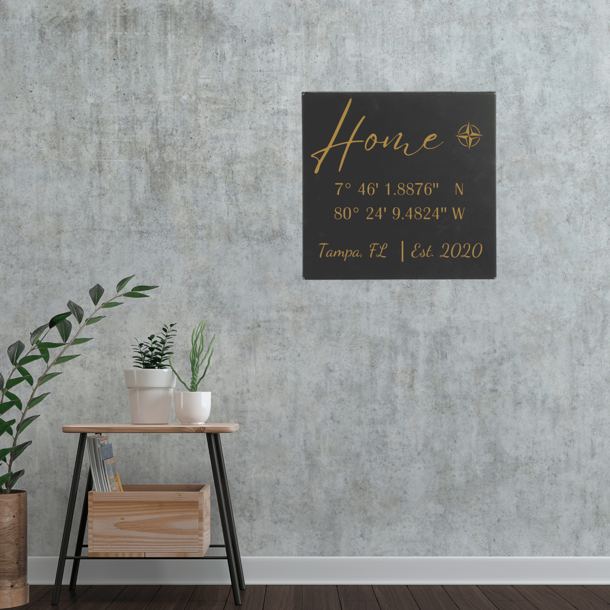 Personalized Memorable Milestone Coordinates Sign for her, Customized Gifts for Women by Groovy Girl Gifts