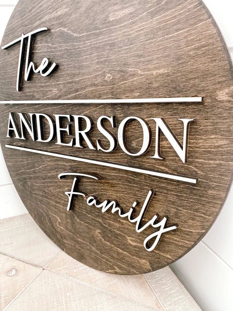 housewarming gift Family Wall Sign