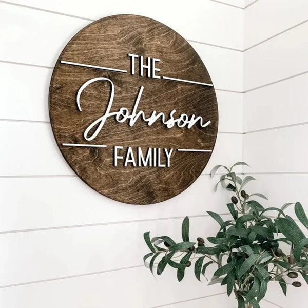 Home Sweet Home Family Sign