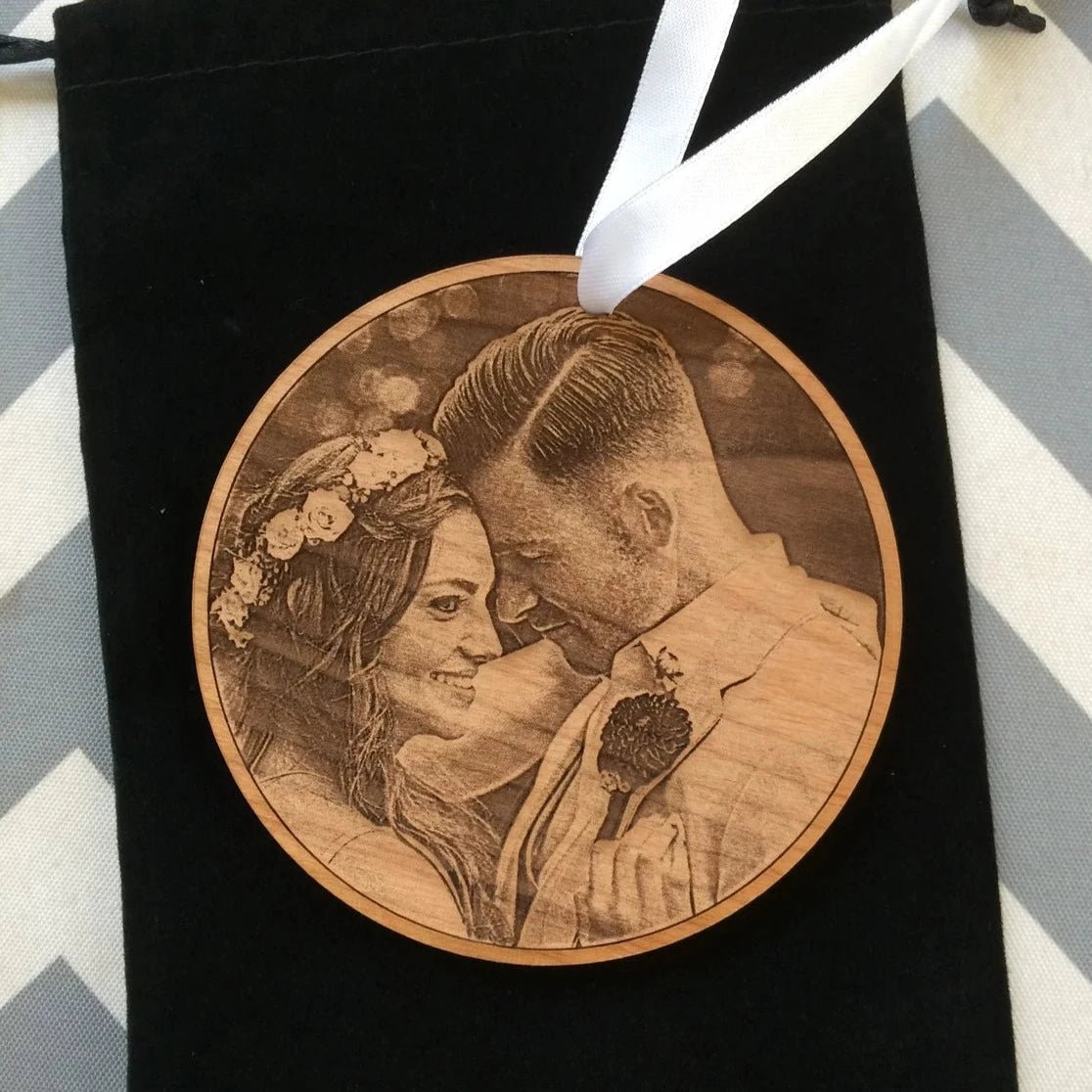 Personalized Holiday Love Ornament for her, Customized Gifts for Women by Groovy Girl Gifts