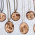 Etched In Love Wooden Necklace