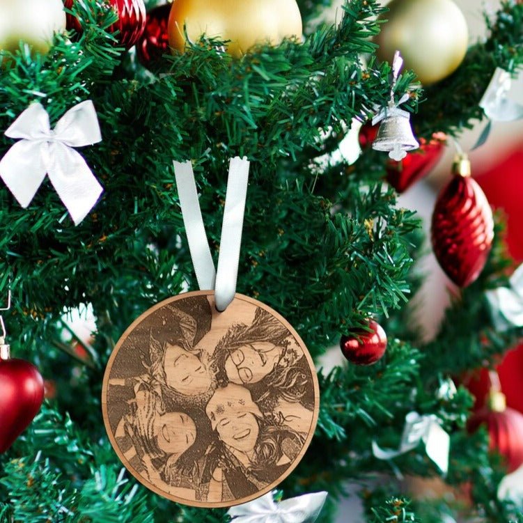 Personalized Forever Family Ornament for her, Customized Gifts for Women by Groovy Girl Gifts