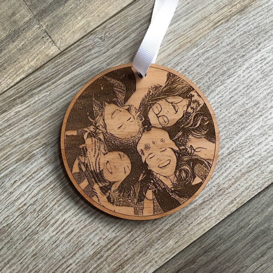 Personalized Forever Family Ornament for her, Customized Gifts for Women by Groovy Girl Gifts